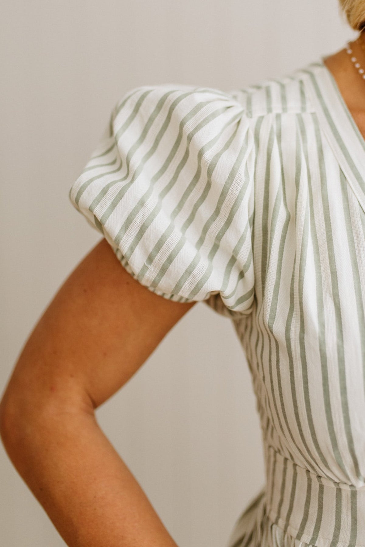 Lindsey Striped Button Front Dress