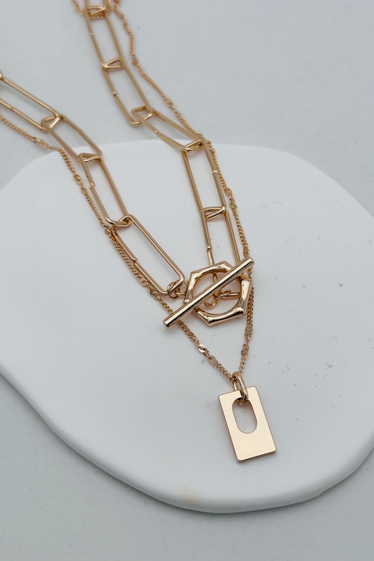 Link Layered Necklace