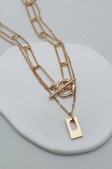 Link Layered Necklace