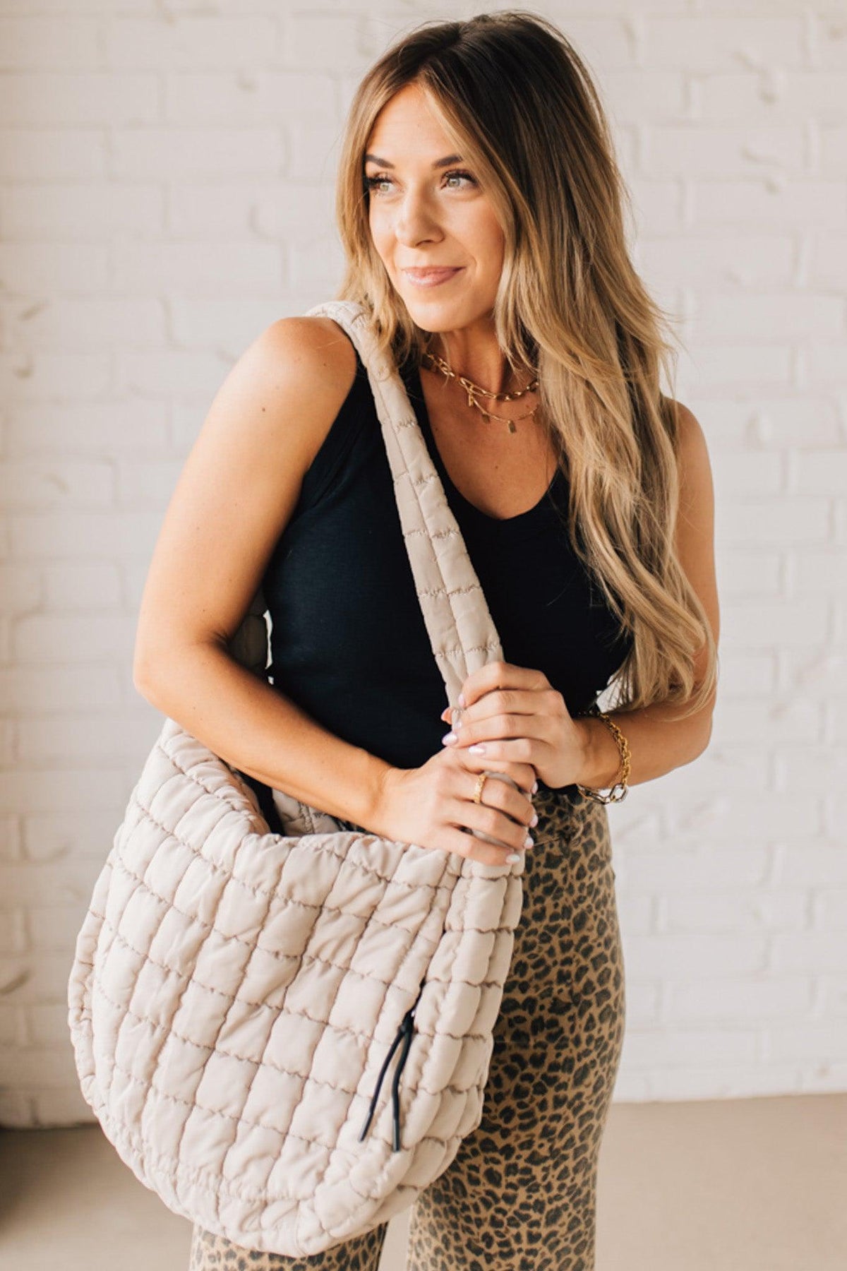 Lizzie Quilted Puff Tote