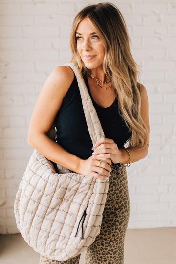 Lizzie Quilted Puff Tote