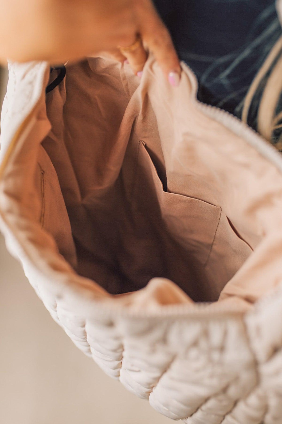 Lizzie Quilted Puff Tote