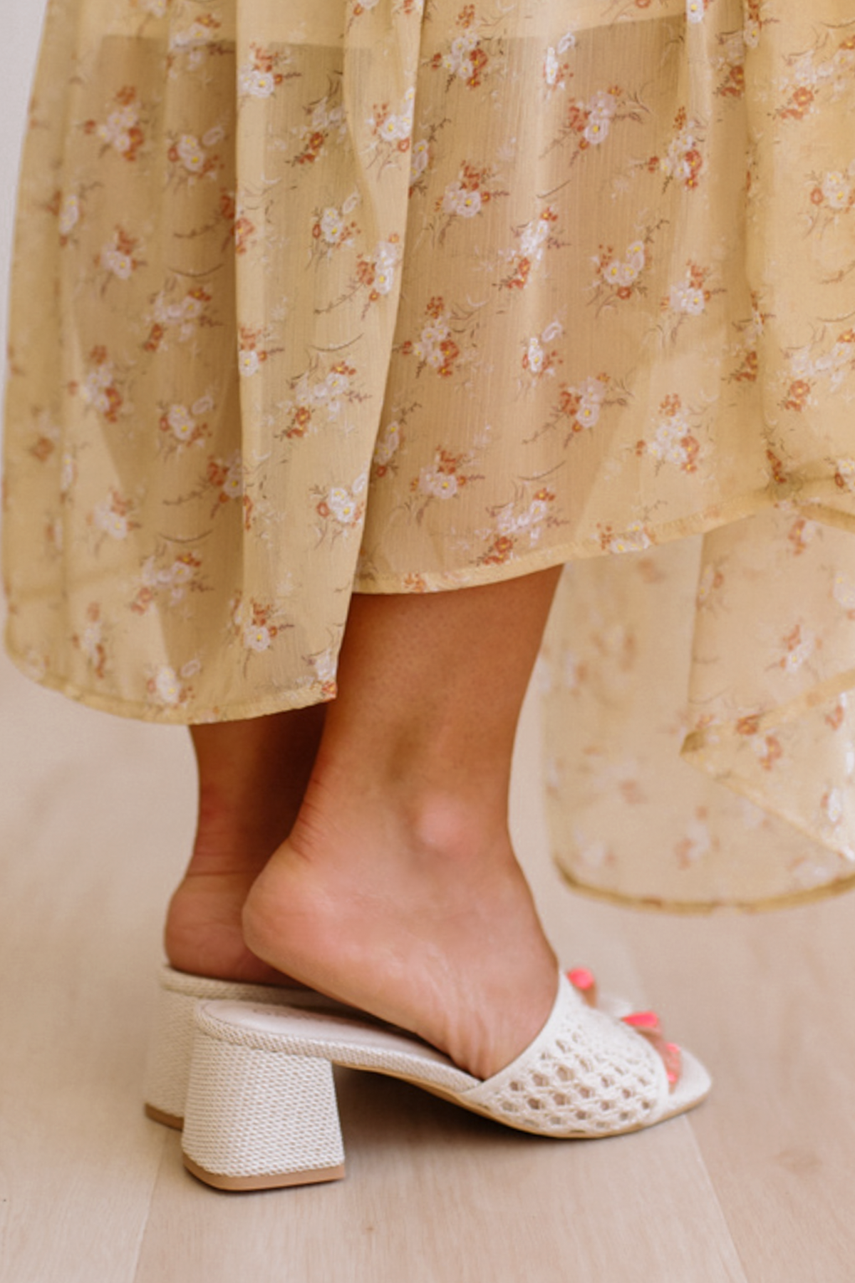 Lizzy Woven Kitten Heels