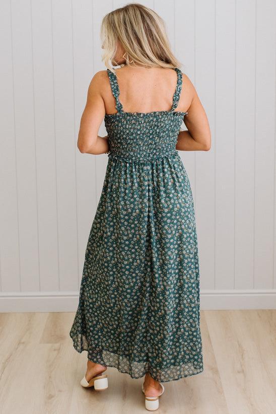 Lori Floral Smocked Top Maxi