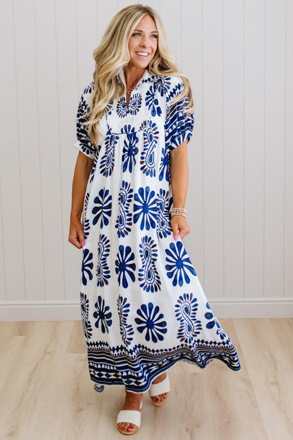 Louise Printed Maxi Dress