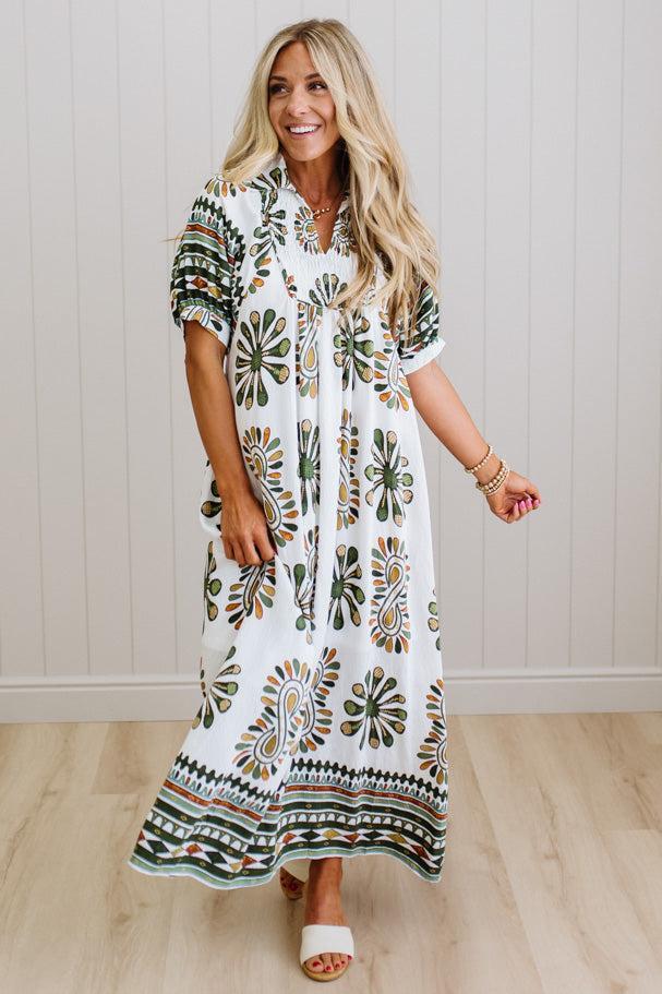 Louise Printed Maxi Dress