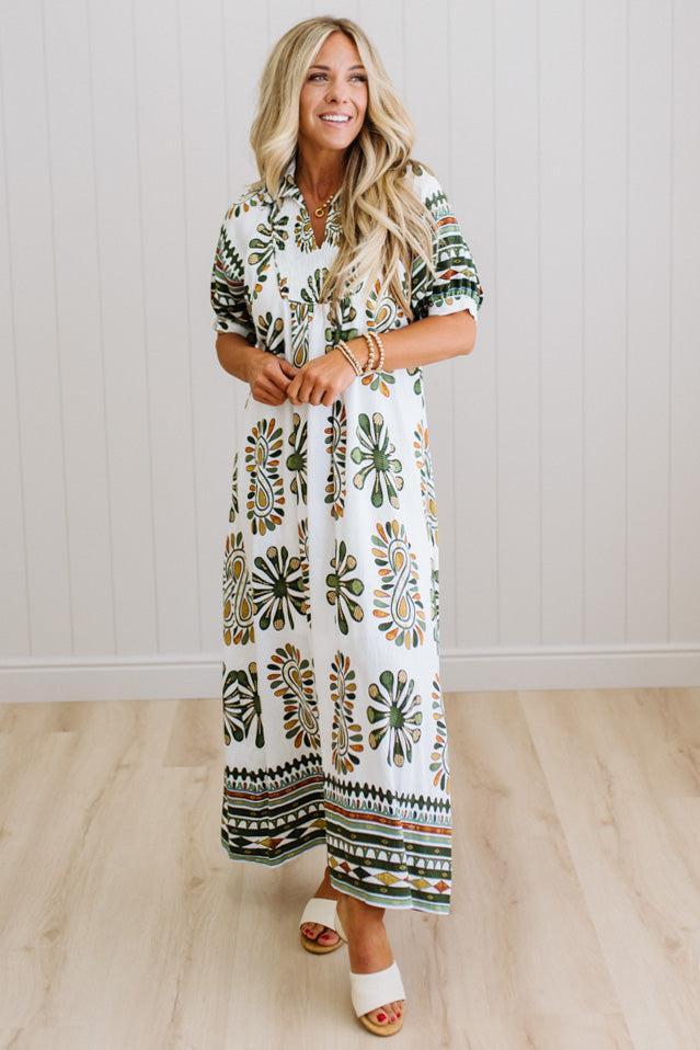Louise Printed Maxi Dress