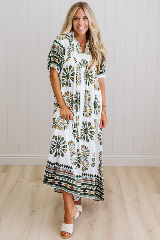 Louise Printed Maxi Dress