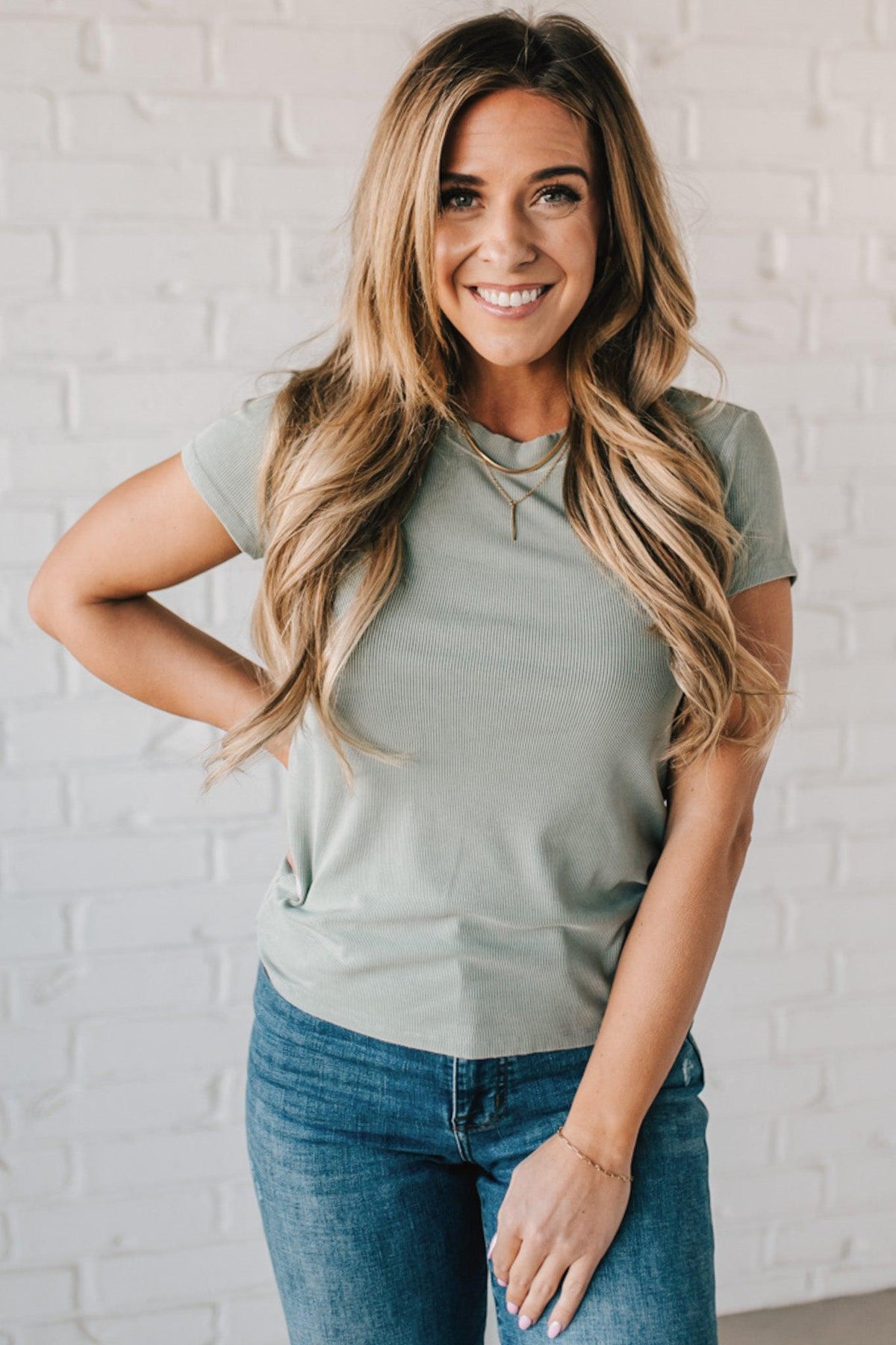 Maddox Ribbed Baby Tee
