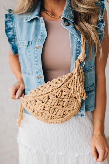 Maile Macrame Sling Bag