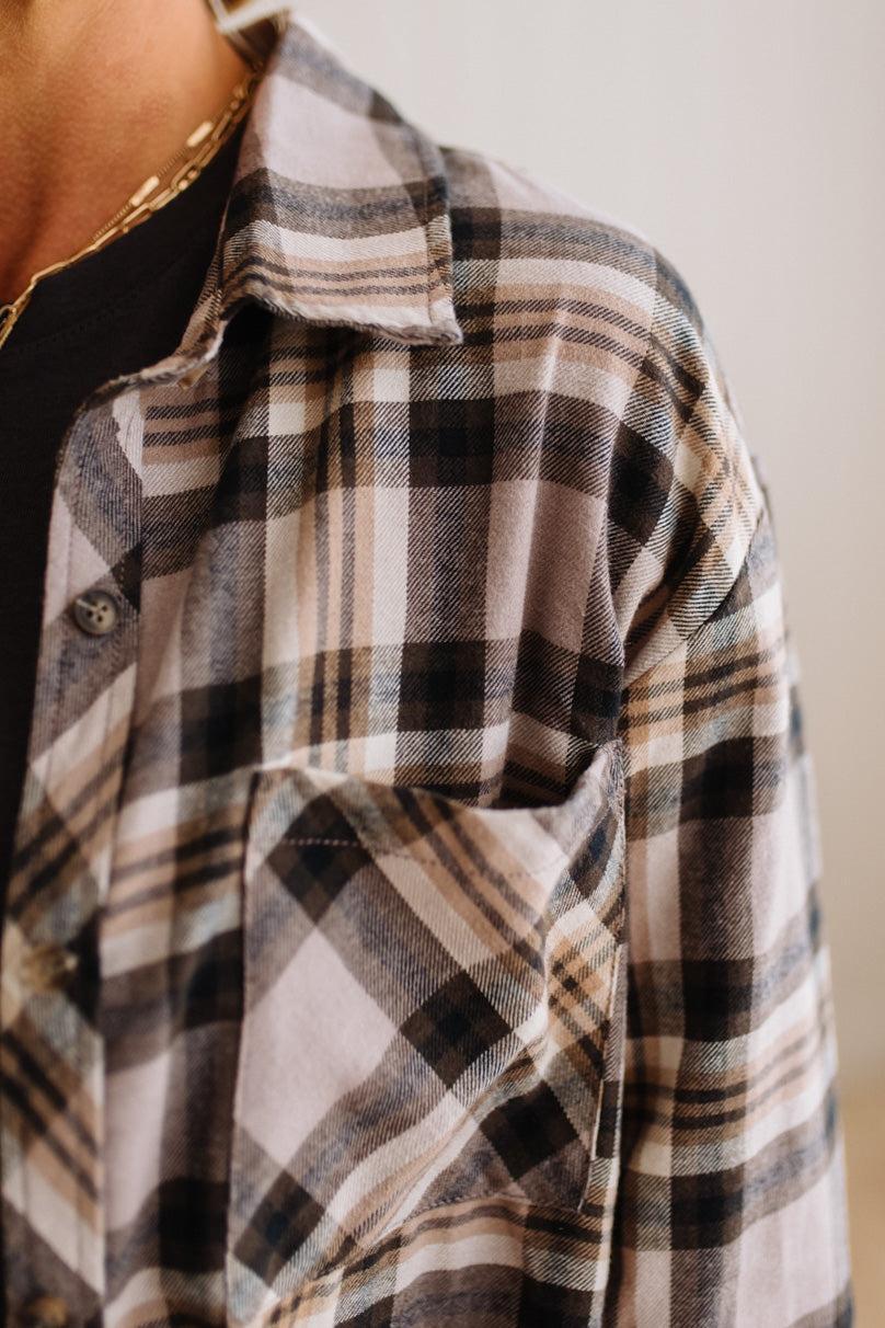 Mattie Flannel Plaid Top