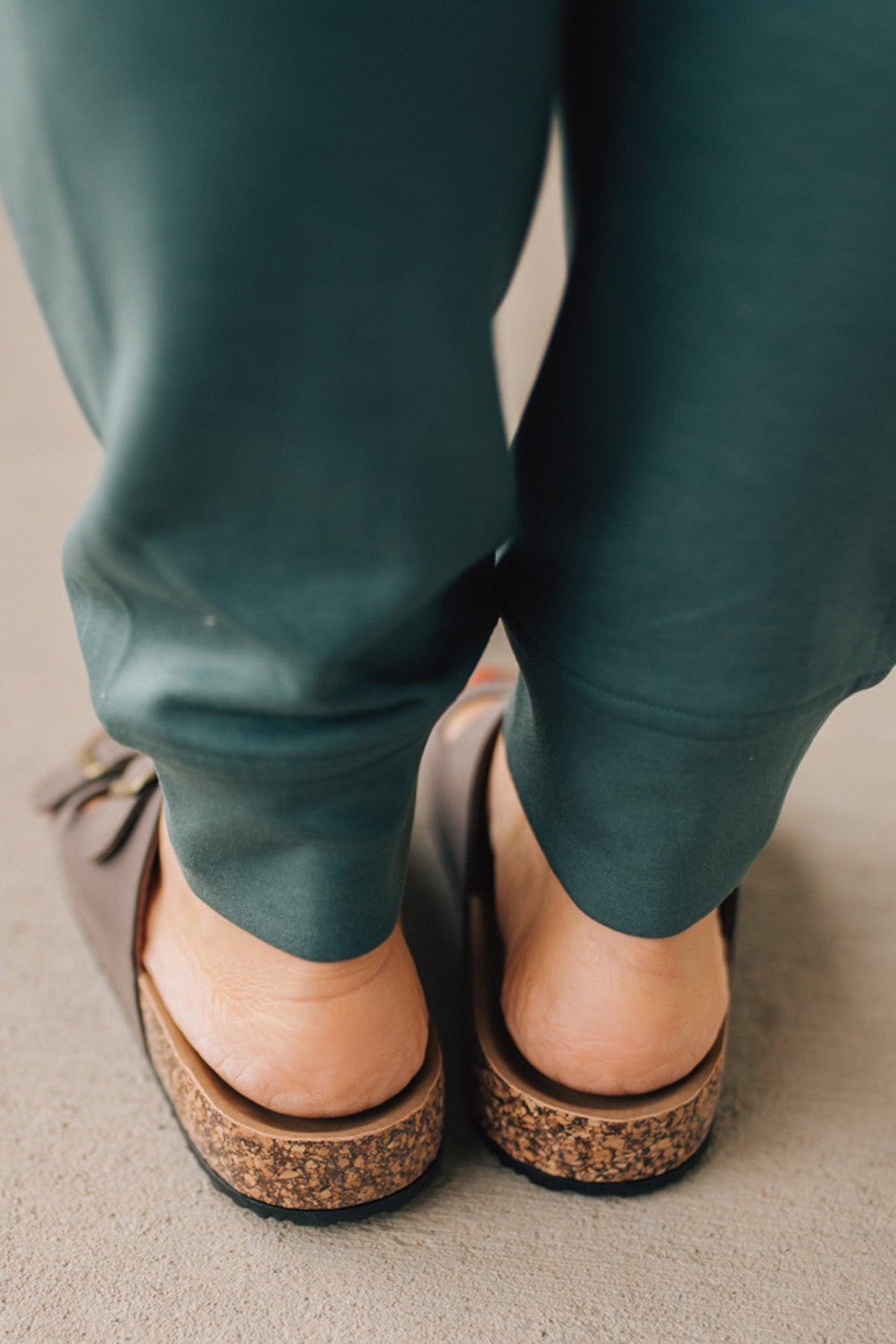 Maura Double Strap Slides | Mocha