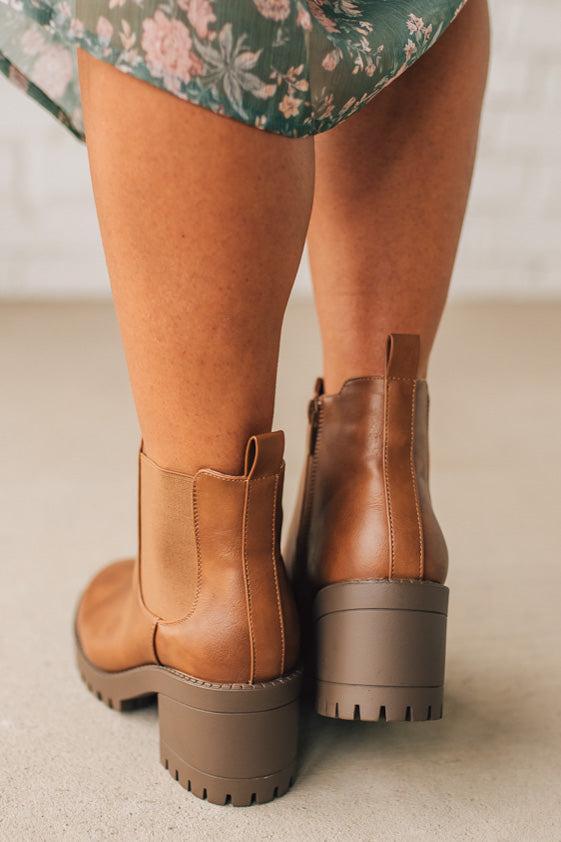 Mel Block Heel Ankle Boots