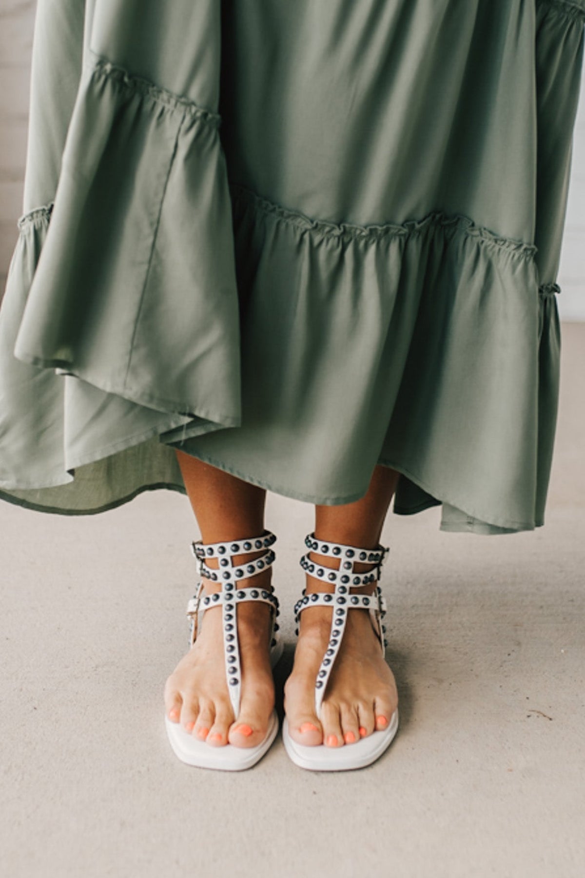 Mel Studded Gladiator Sandals