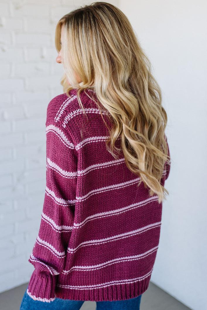 Miley Striped Chunky Sweater