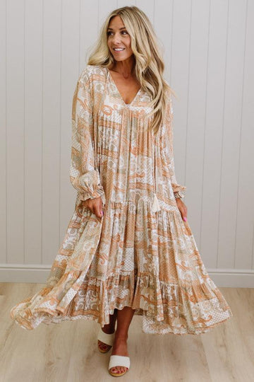 Milly Mosaic Print Maxi Dress