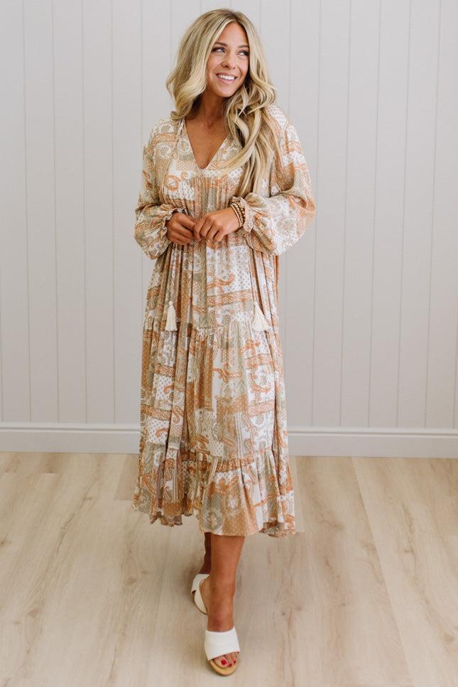 Milly Mosaic Print Maxi Dress