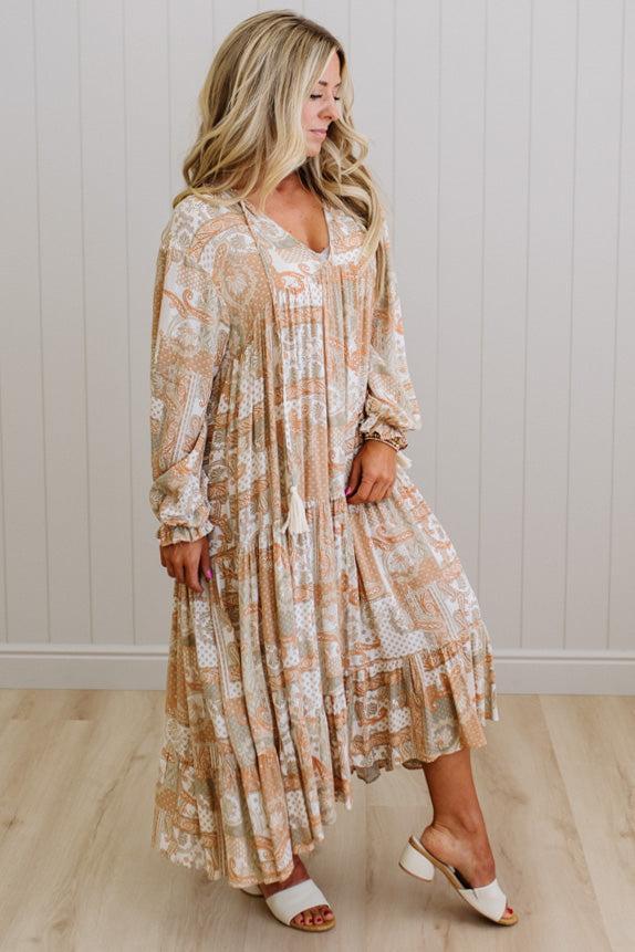 Milly Mosaic Print Maxi Dress