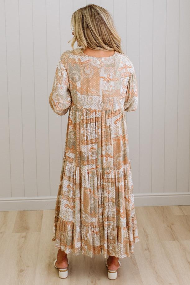 Milly Mosaic Print Maxi Dress