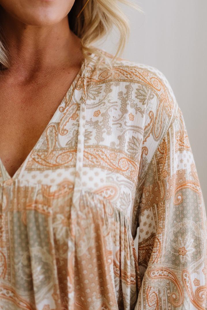 Milly Mosaic Print Maxi Dress