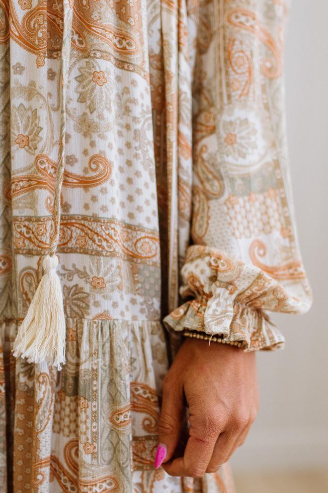 Milly Mosaic Print Maxi Dress