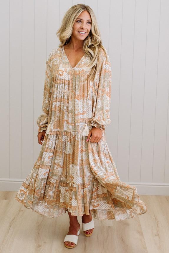 Milly Mosaic Print Maxi Dress