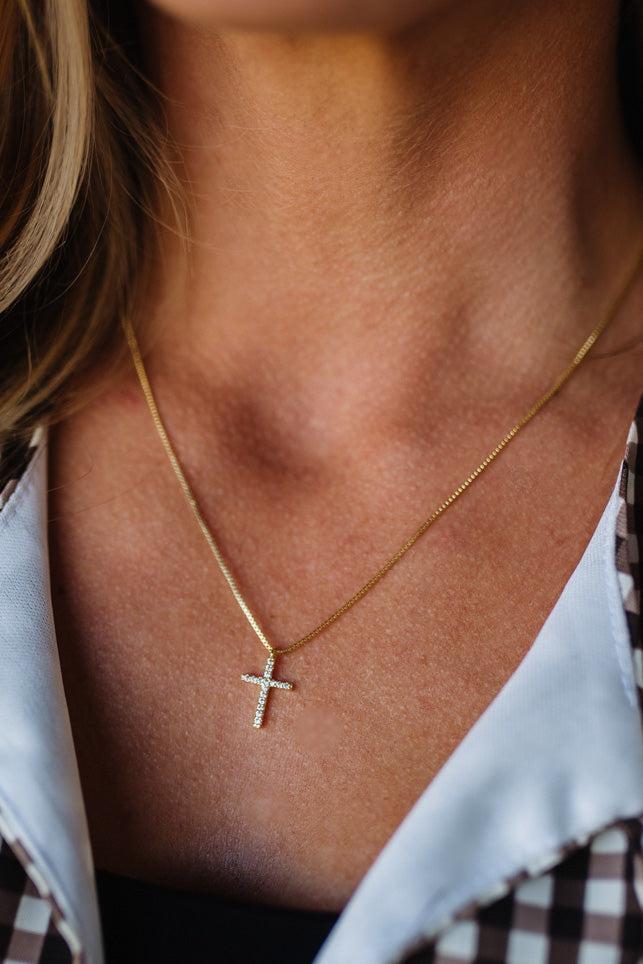 Mini Cross Necklace