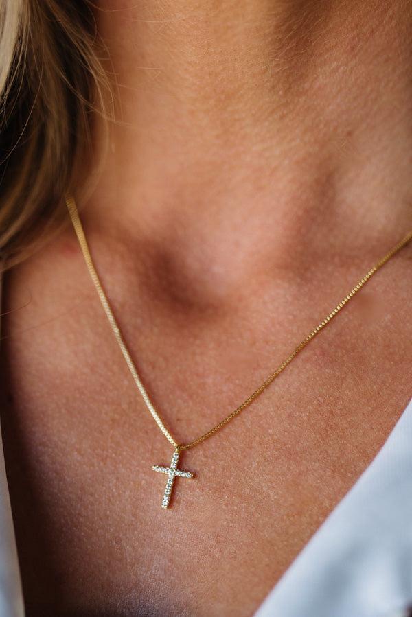 Mini Cross Necklace