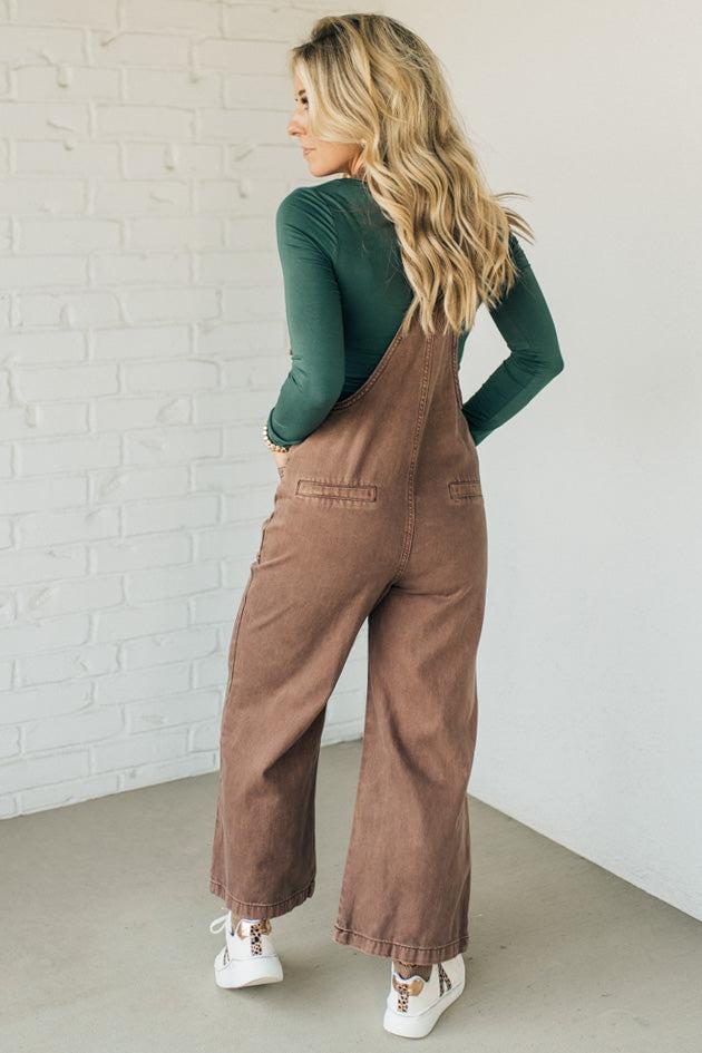 Niccola Knot Strap Overalls - ZENANA