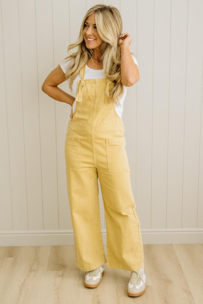 Niccola Knot Strap Overalls - ZENANA