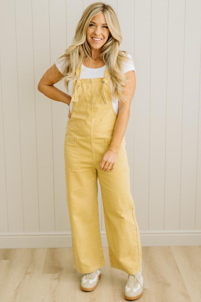 Niccola Knot Strap Overalls - ZENANA