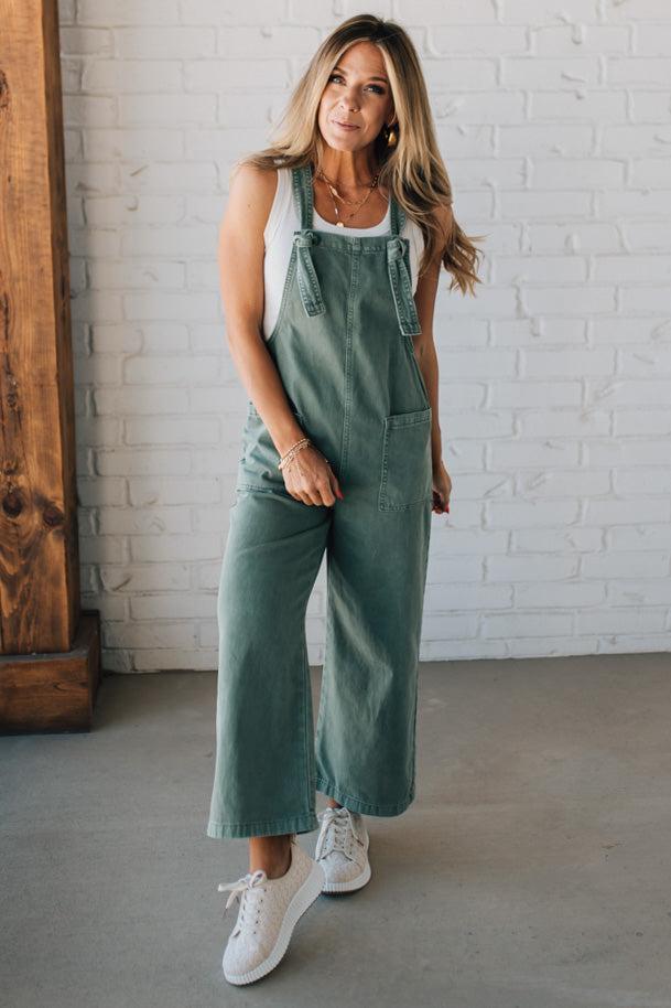 Niccola Knot Strap Overalls - ZENANA