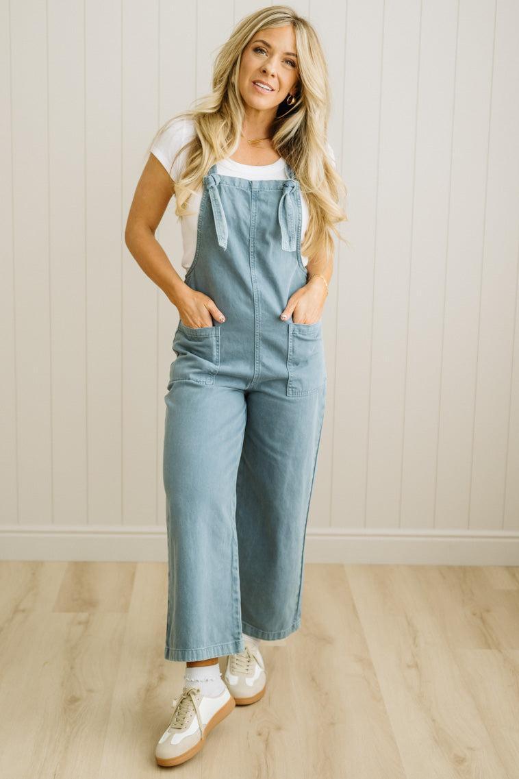 Niccola Knot Strap Overalls - ZENANA
