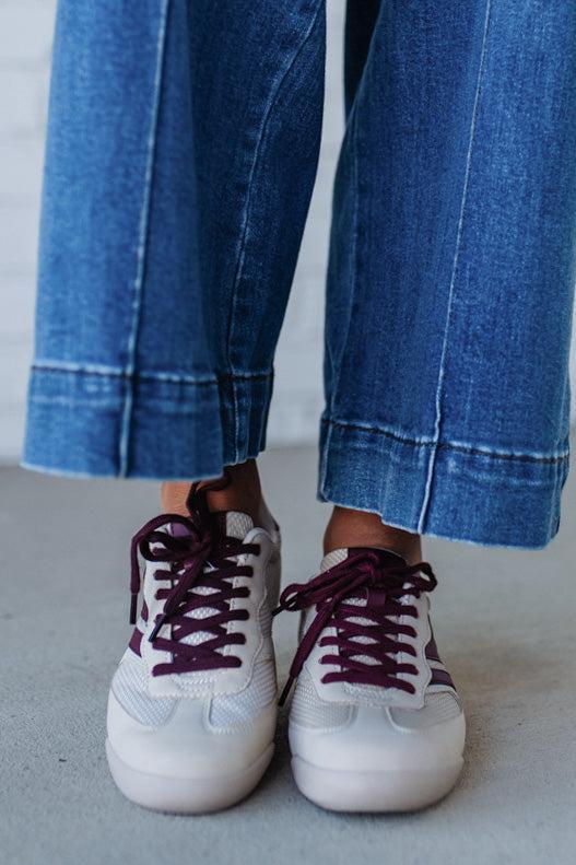 Nicki Athletic Sneakers | Beige/Wine