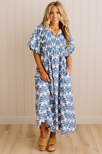 Nola Printed Boho Maxi