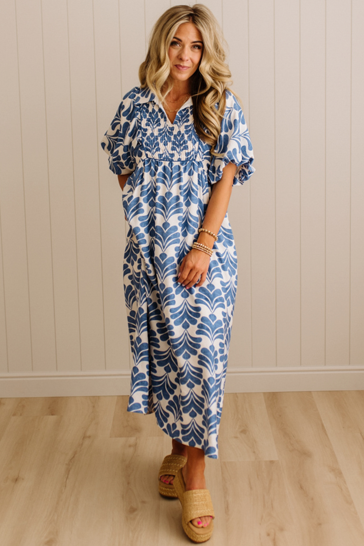 Nola Printed Boho Maxi