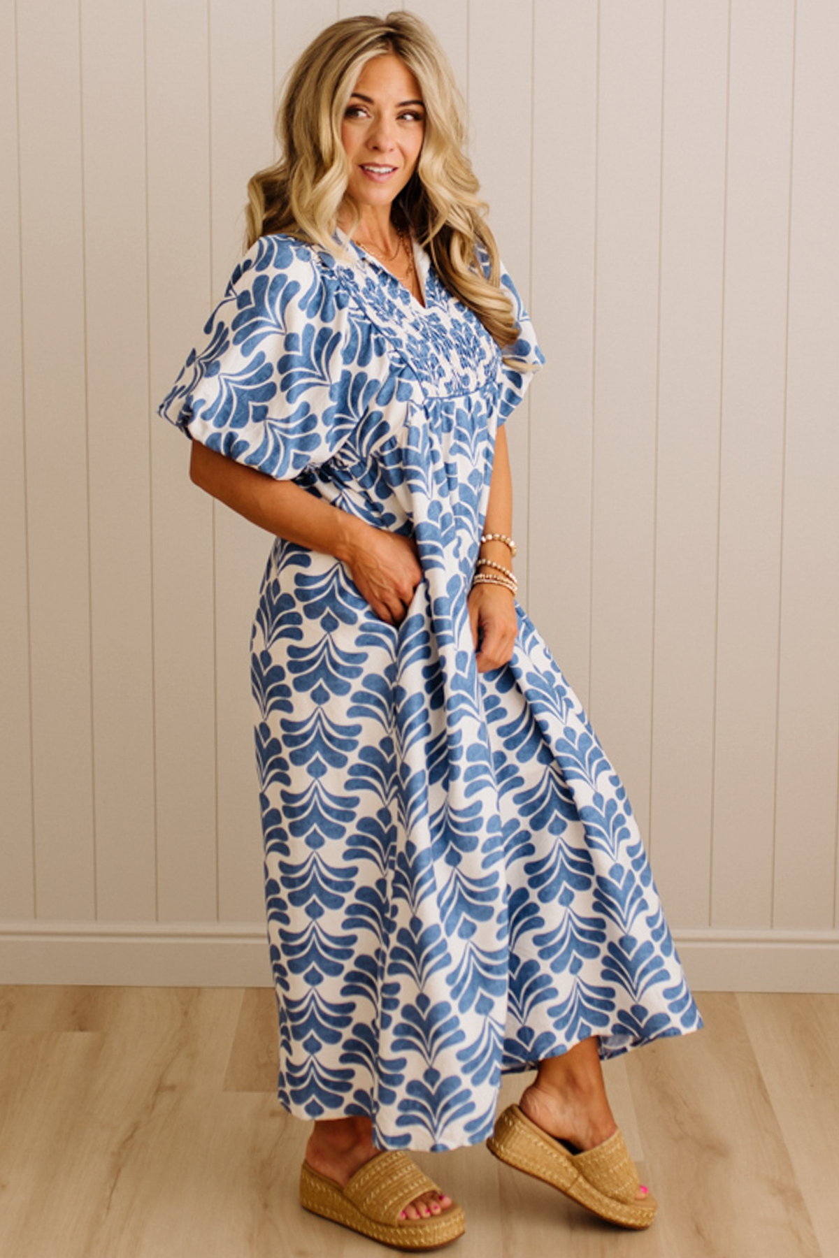 Nola Printed Boho Maxi