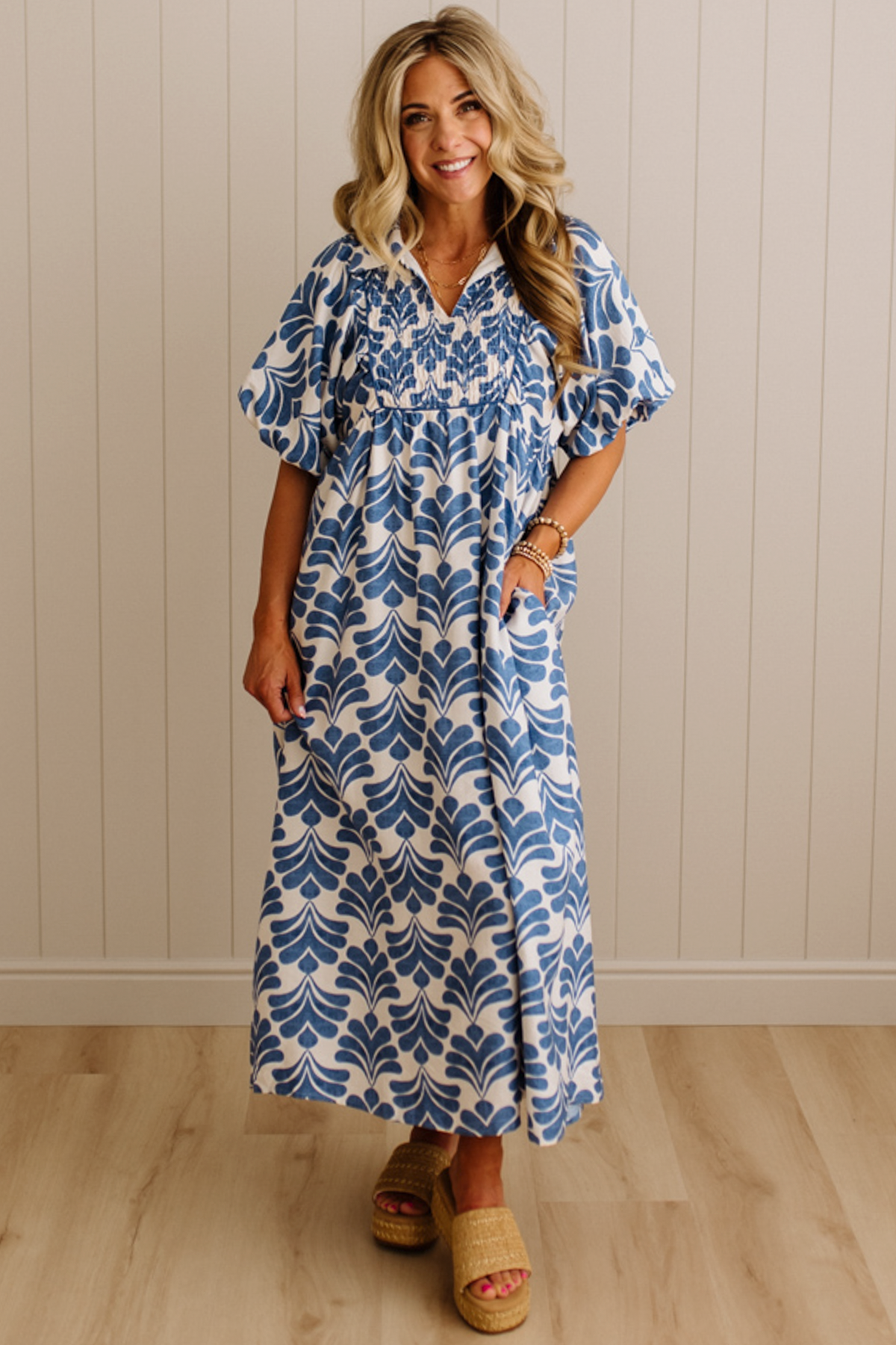 Nola Printed Boho Maxi