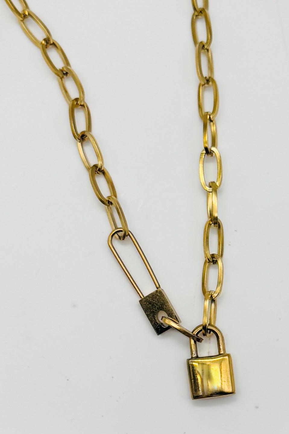 On Lock Necklace