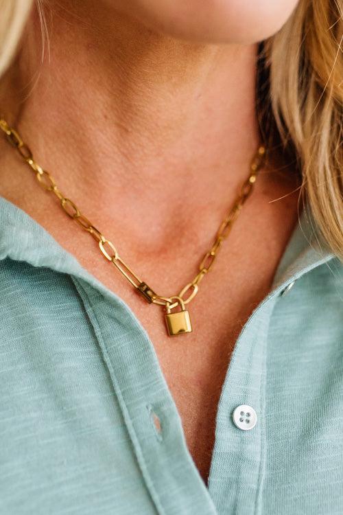 On Lock Necklace