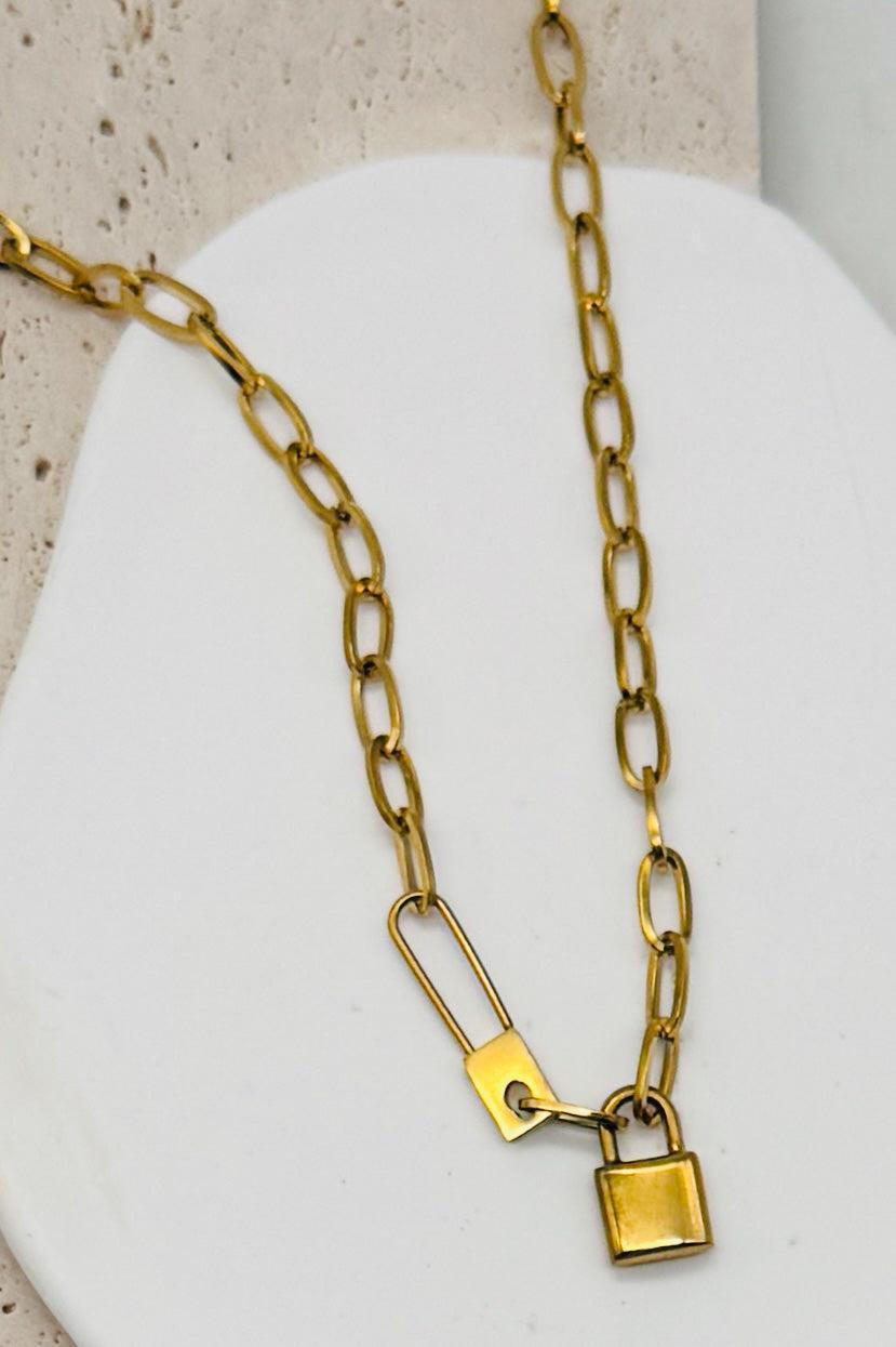On Lock Necklace