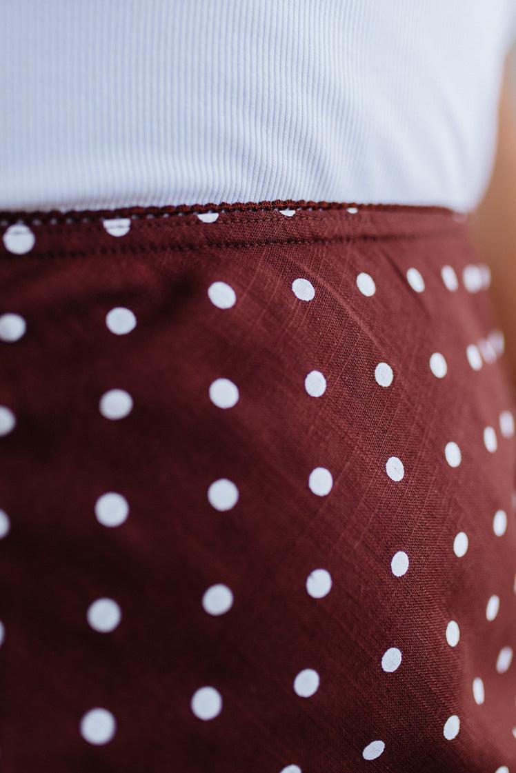 Pauly Polka Dot Midi Skirt