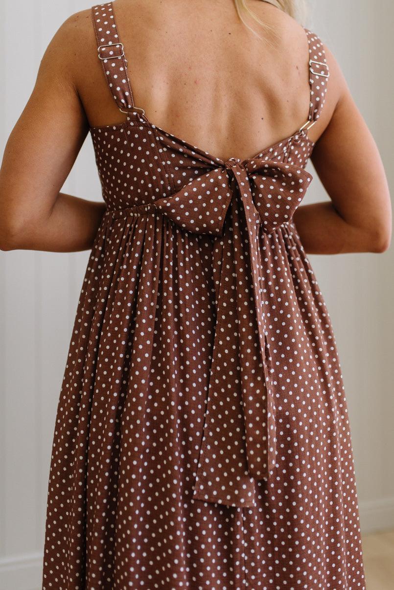 Phiffer Polka Dot Maxi Dress