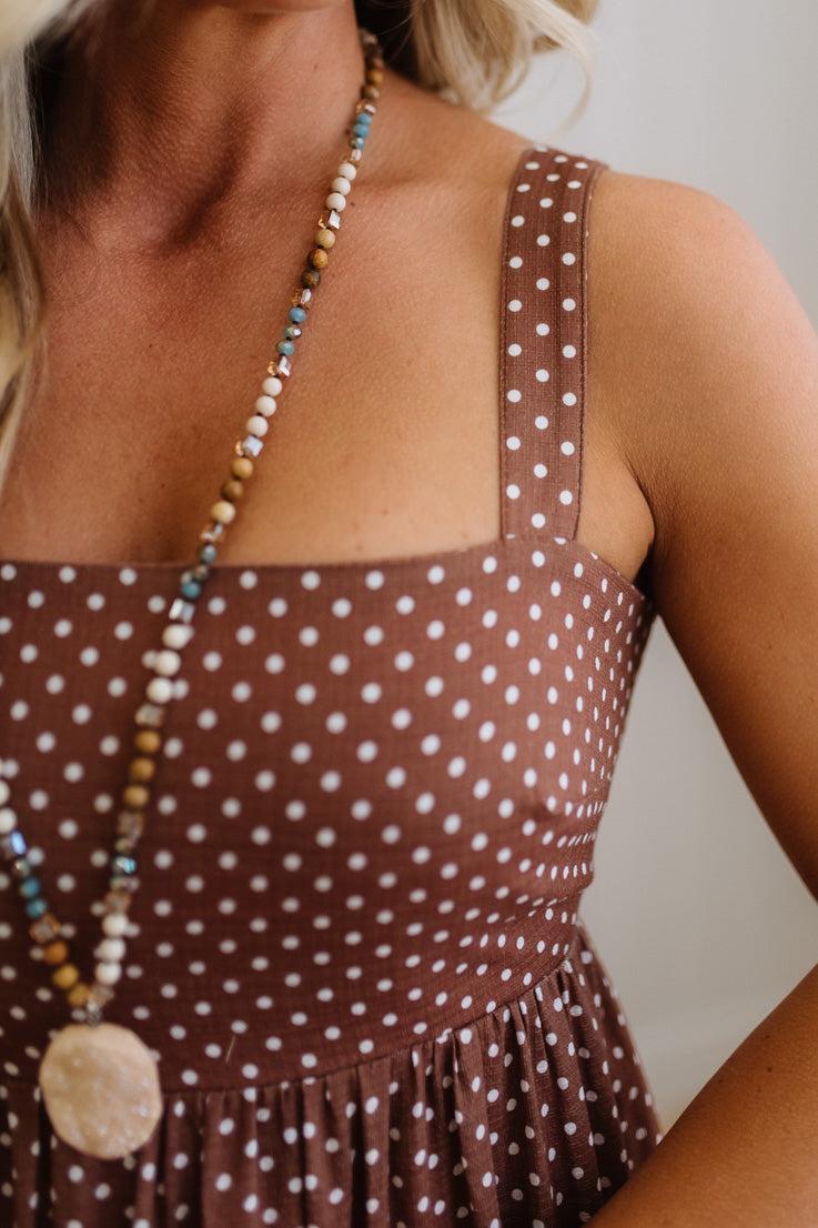 Phiffer Polka Dot Maxi Dress