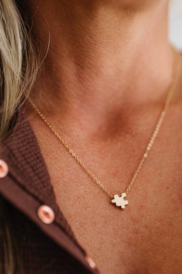 Piece of the Puzzle Necklace