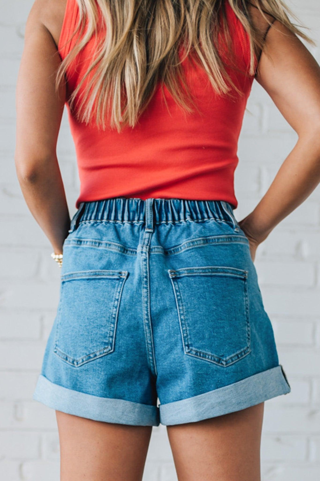 Piper Pleated + Cuffed Shorts - ANNIEWEAR