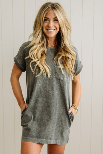 Pocket Tee Shirt Dress