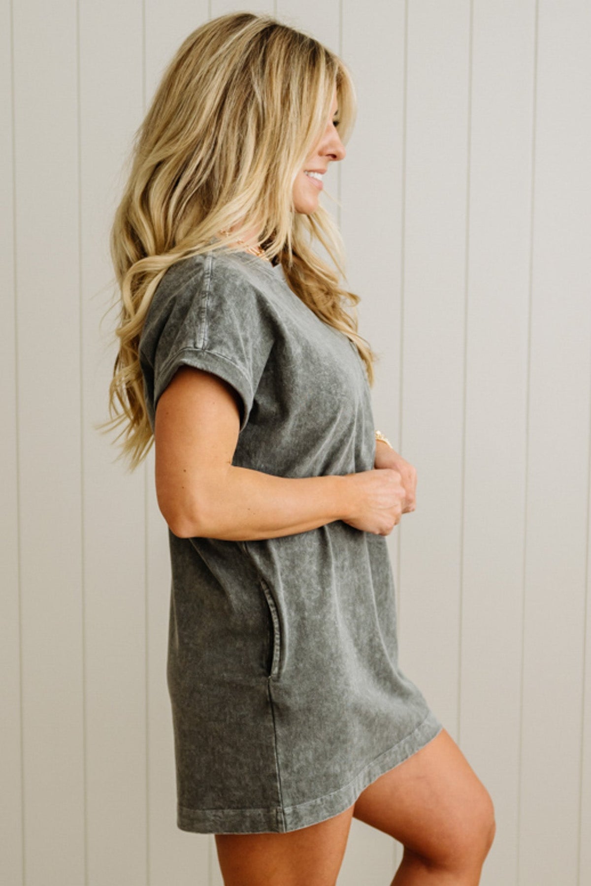 Pocket Tee Shirt Dress
