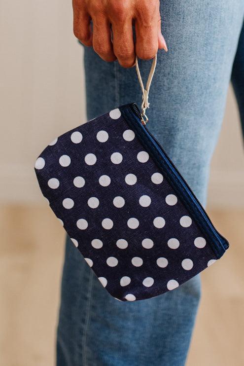Polka Dot Mini Clutch
