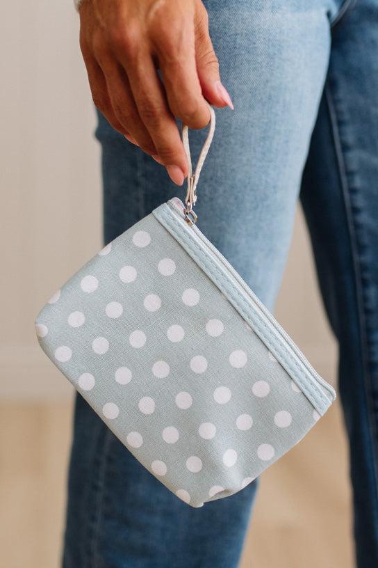 Polka Dot Mini Clutch